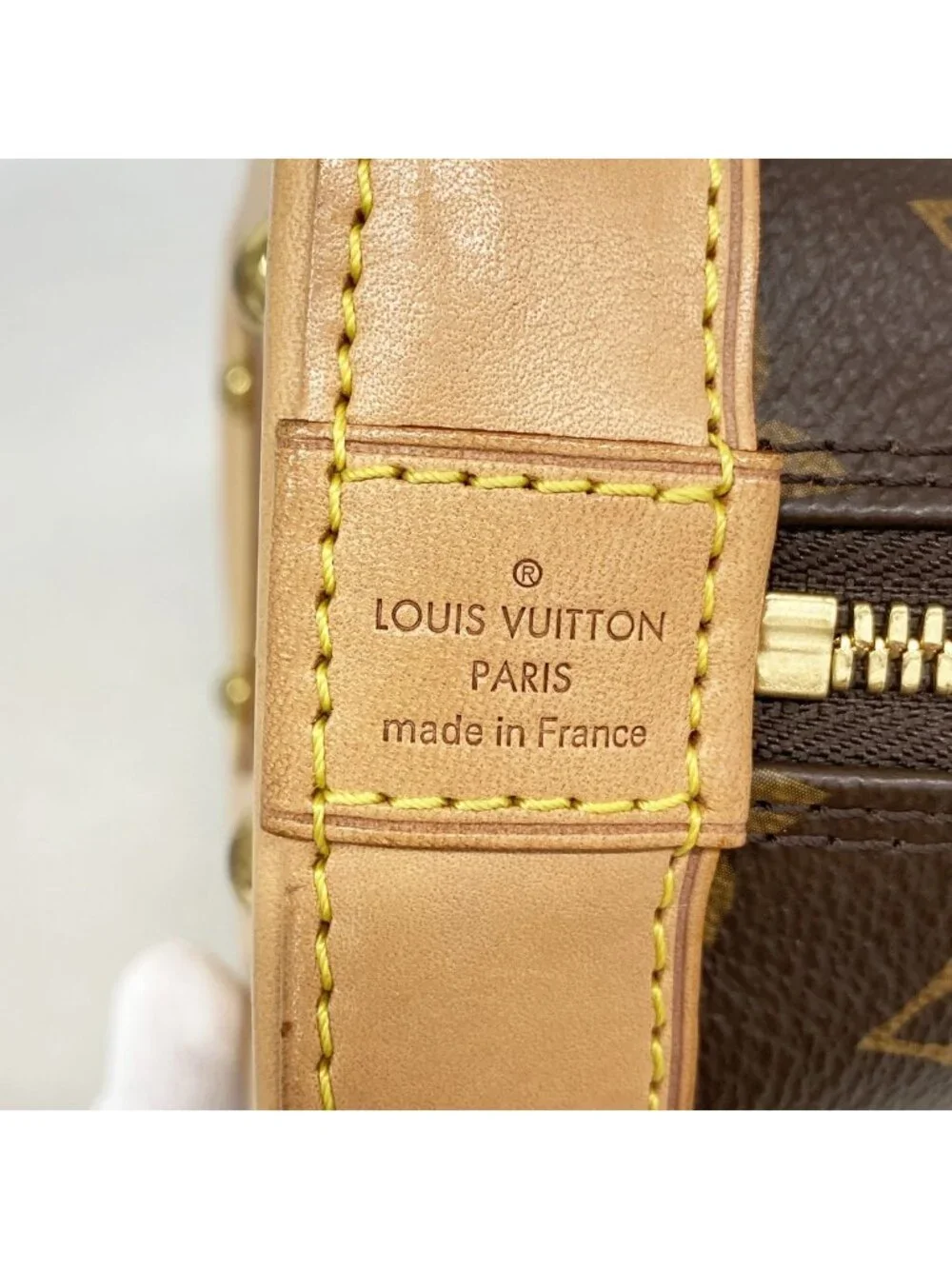 Louis Vuitton Monogram Alma BB Brown Handbag